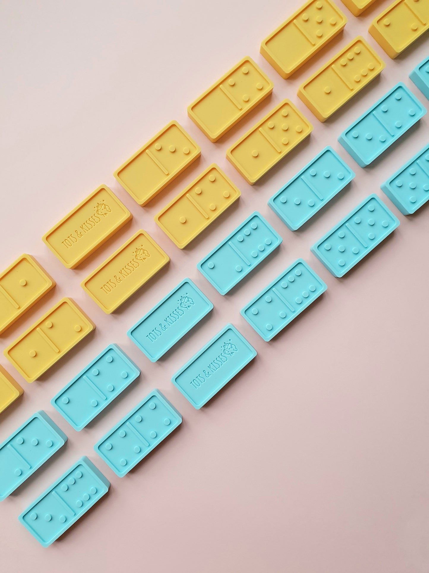 Silicone Domino Set in Caribbean