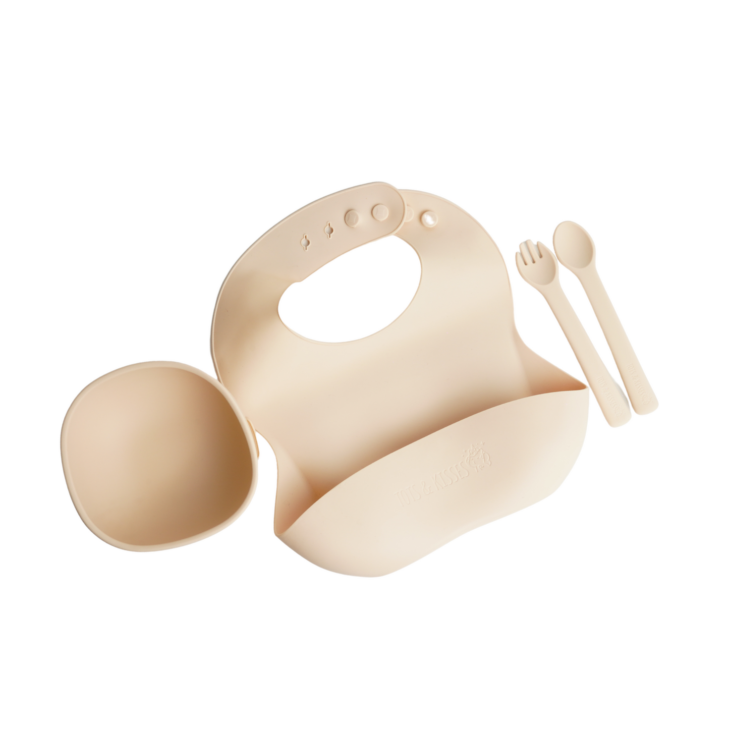 Silicone Meal Set - Bib, Bowl, Spoon & Fork