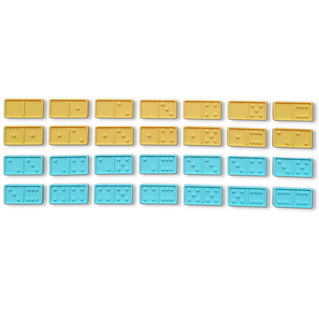 Silicone Domino Set in Caribbean