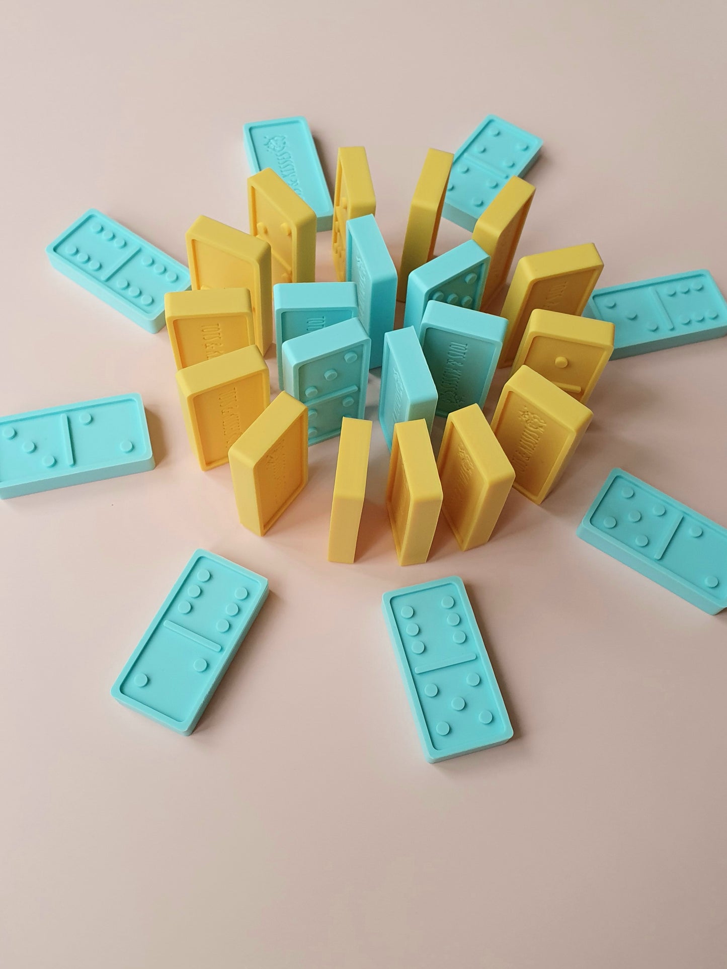 Silicone Domino Set in Caribbean