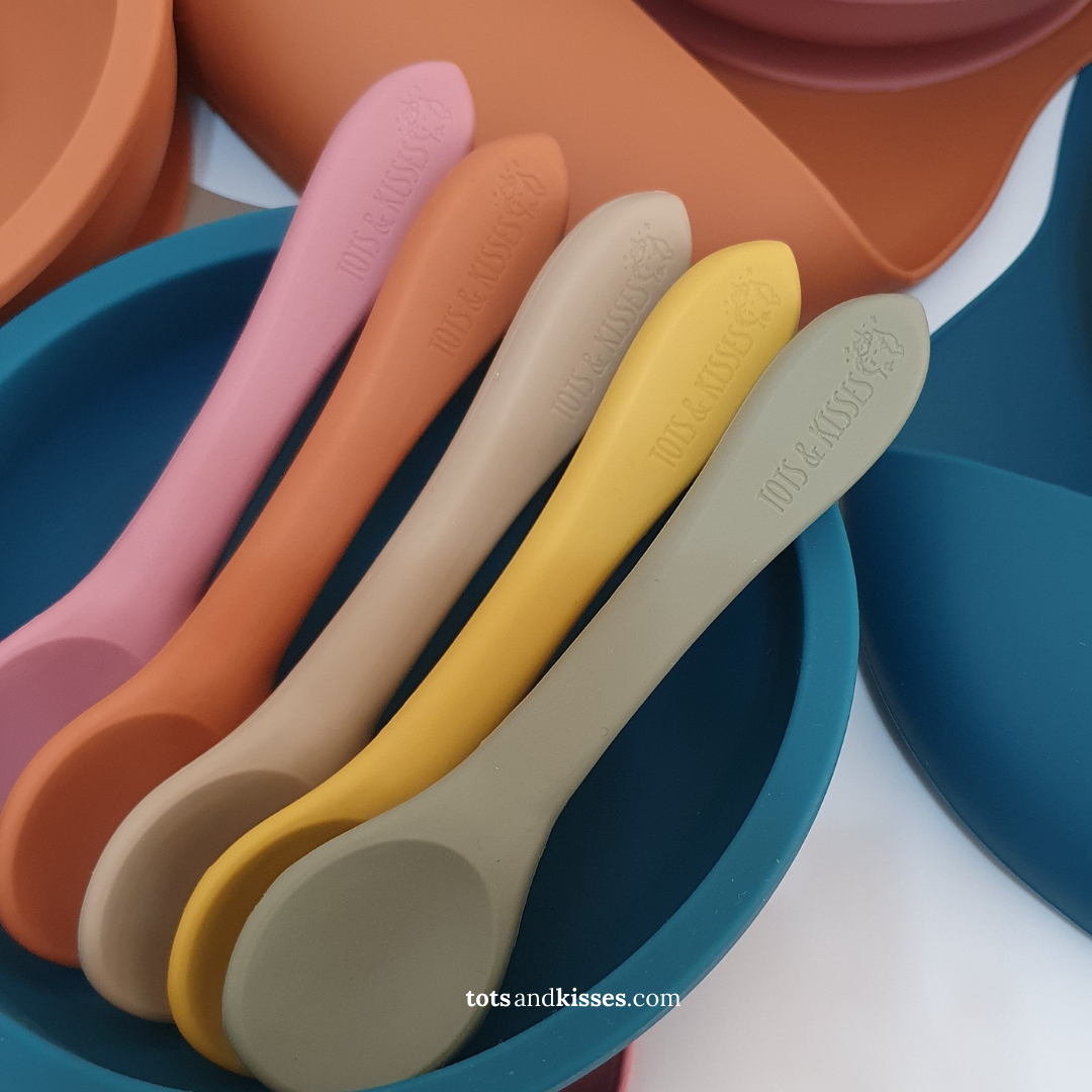 First Solids Bib, Bowl, Spoon Set in Cyber Yellow