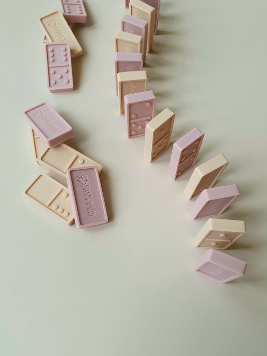 Silicone Domino Set in Rose Mix